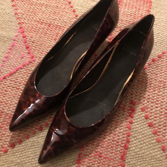 stuart weitzman tortoise shell pumps